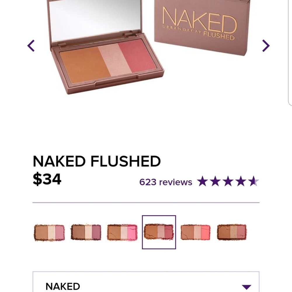 Authentic UD Naked Flushed - Naked Palette